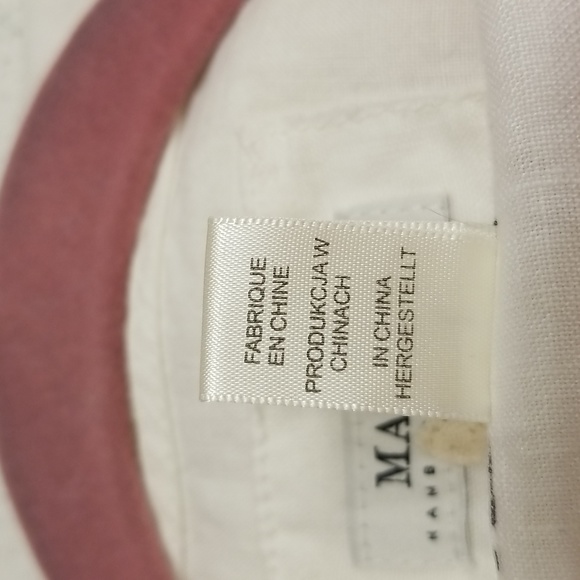 💛Malvin I 🖤 Linen Tunic / Coverup with Crochet Neckline - Picture 9 of 13